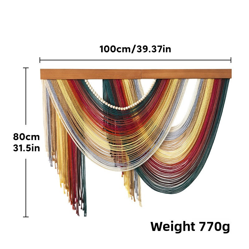 Bohemian Wall Hanging with Tassels