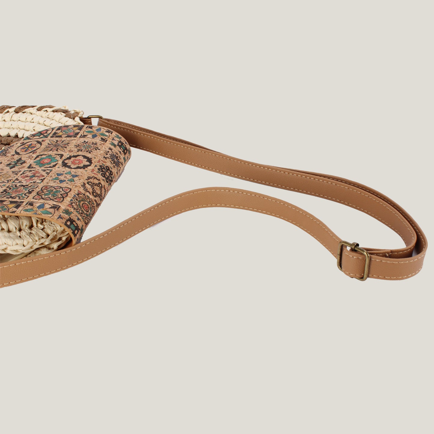 Bohemian Woven Round Crossbody Bag