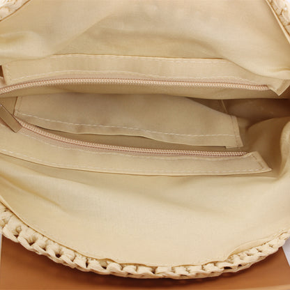Bohemian Woven Round Crossbody Bag
