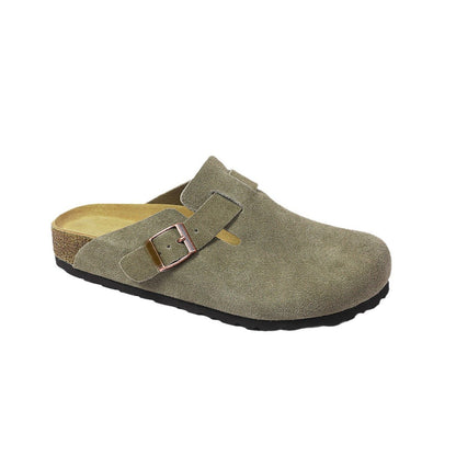 boken Cork Cowhide Slippers