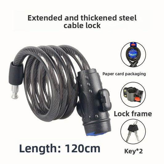 Bold bicycle lock