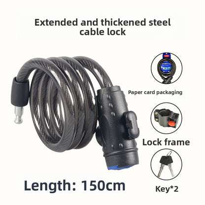 Bold bicycle lock