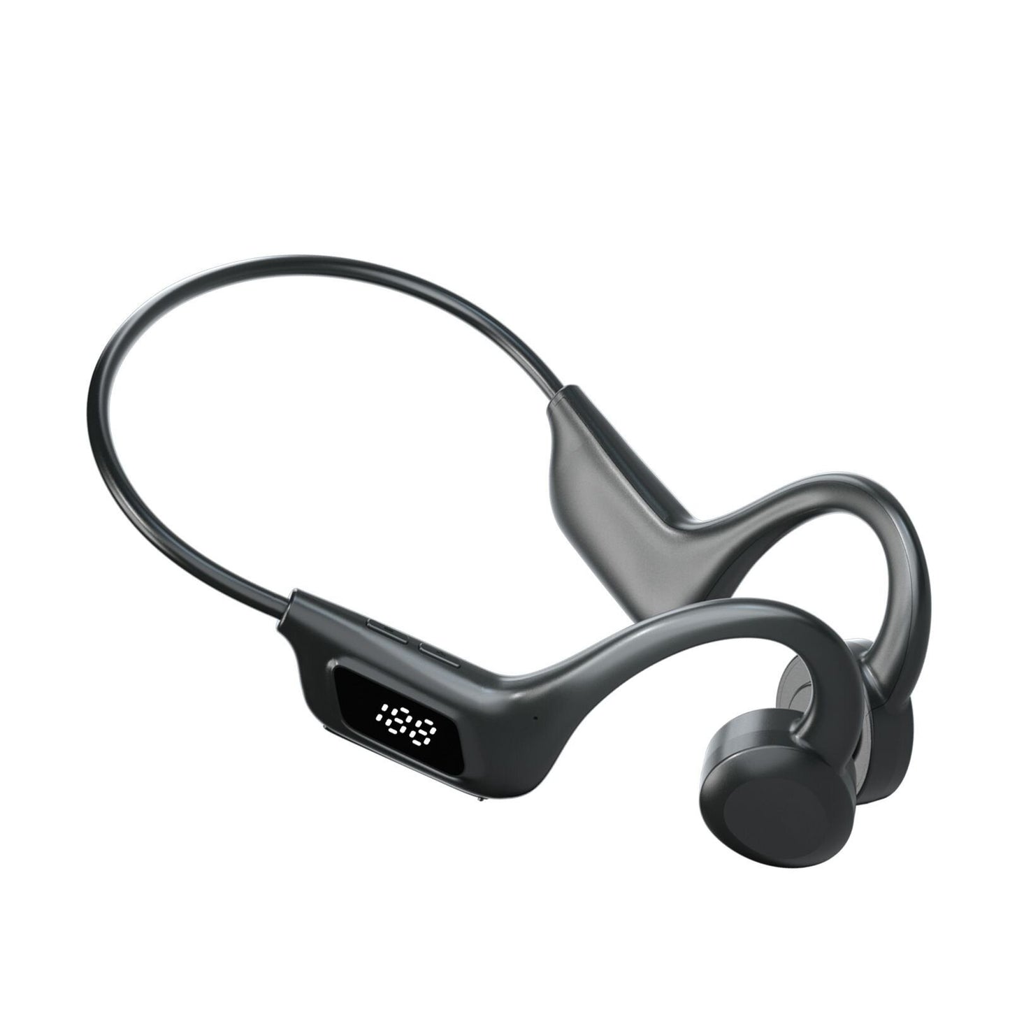 Bone Conduction Bluetooth Earphones with Memory and Display