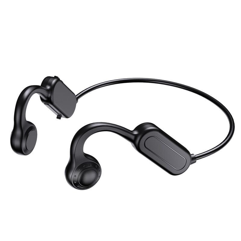 Bone Conduction Bluetooth Earphones with Memory and Display