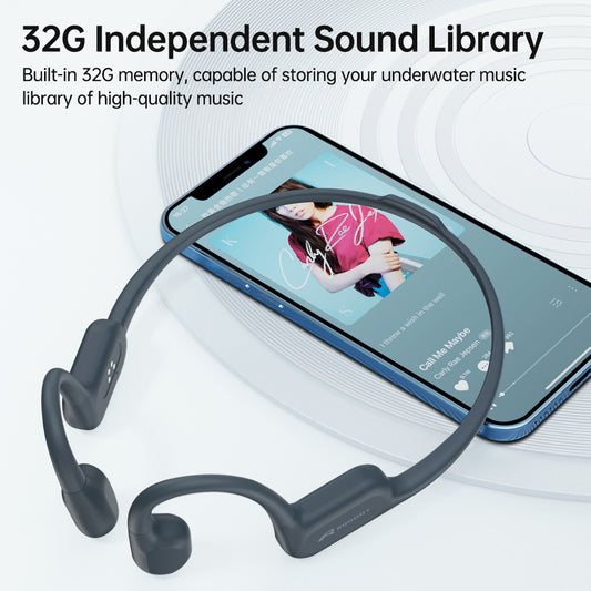 Bone Conduction Bluetooth Headphones for Sports Swimming