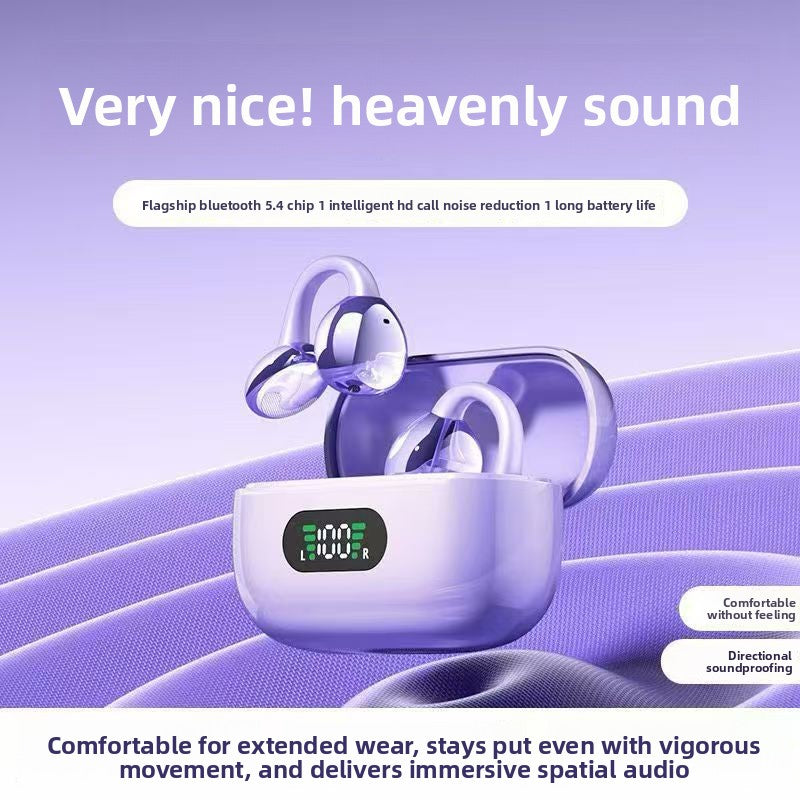 Bone Conduction Clip-On Bluetooth Headphones