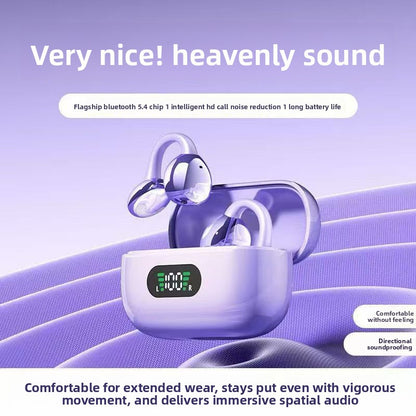 Bone Conduction Clip-On Bluetooth Headphones