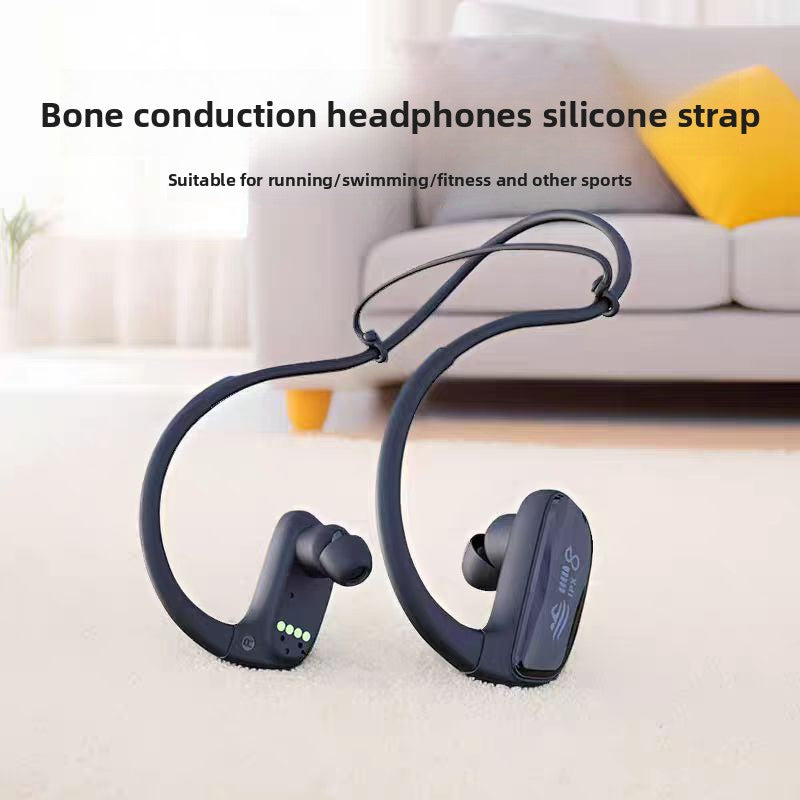 Bone conduction earphone band