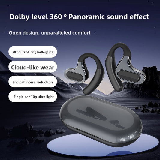 Bone conduction external Bluetooth headphones