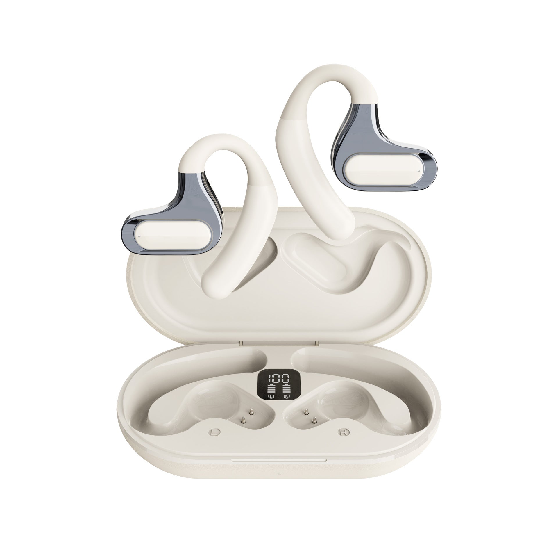 Bone conduction external Bluetooth headphones