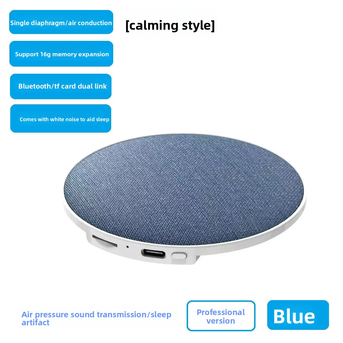 Bone-conduction sleep sound device