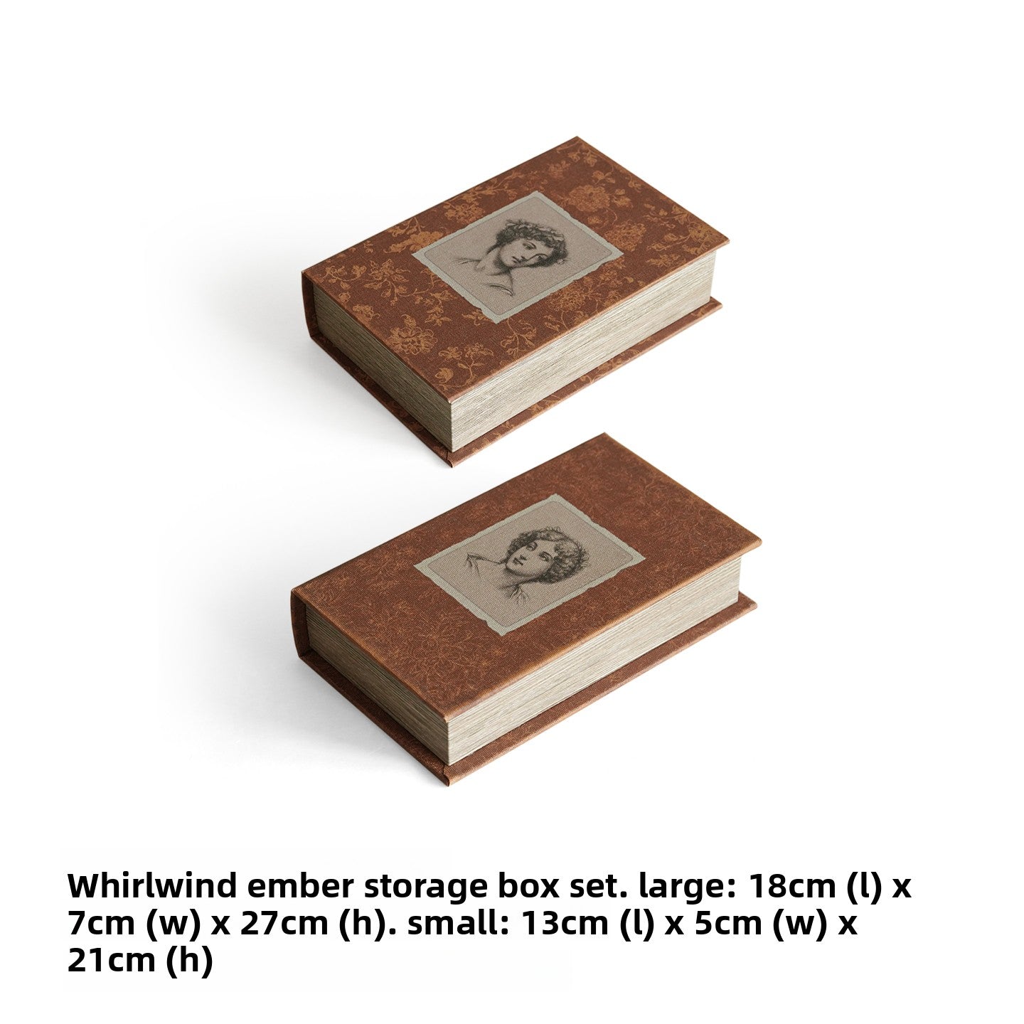Book-like storage box