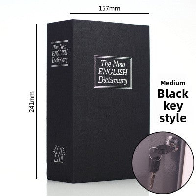 Book Safe with Key Lock