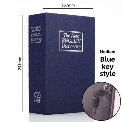 Book Safe with Key Lock
