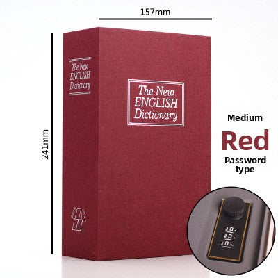 Book Safe with Key Lock