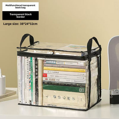 Book Storage Box Waterproof Transparent