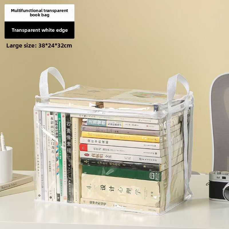 Book Storage Box Waterproof Transparent