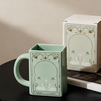 Bookworm Novel-Tea Ceramic Mug