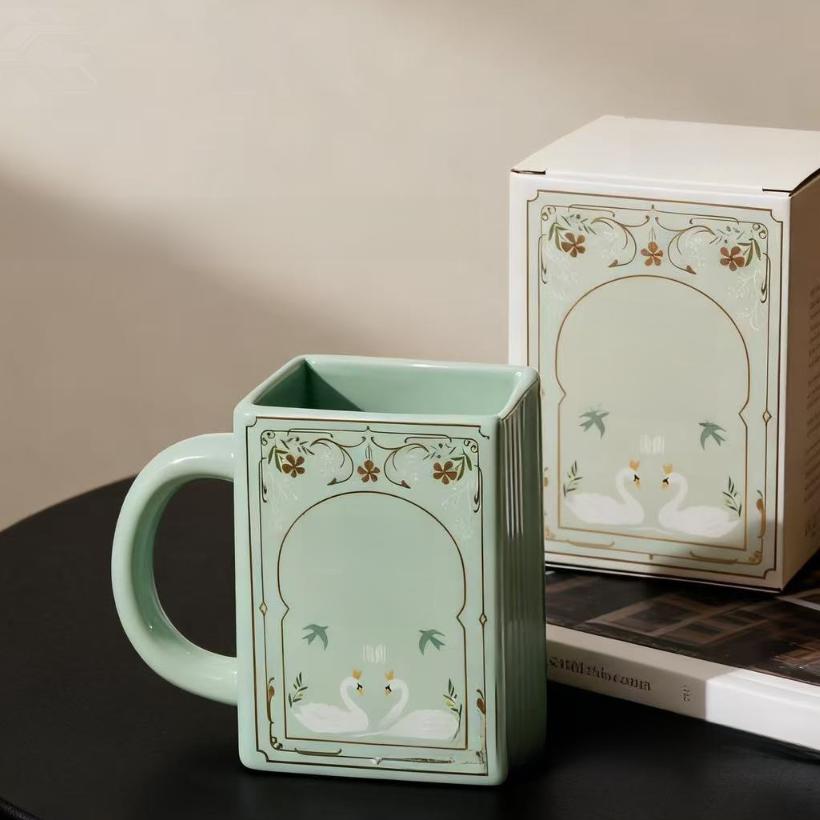Bookworm Novel-Tea Ceramic Mug