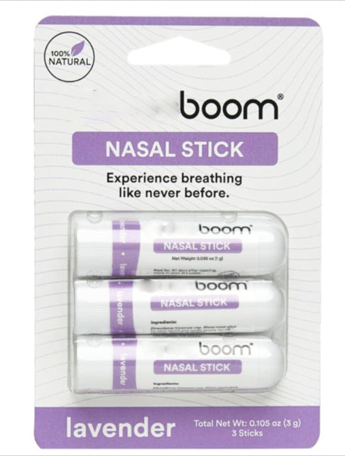 BoomBoom Nasal Stick improves attention and enhances breathing