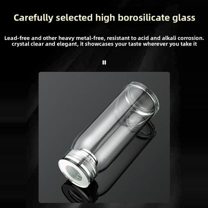 Borosilicate Glass Tea Infuser Cup with Filter