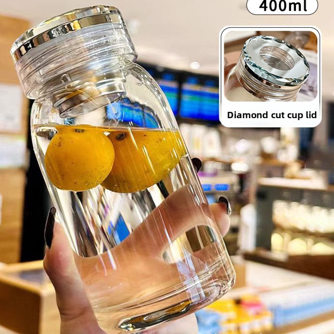 Borosilicate Glass Tea Infuser Cup with Filter