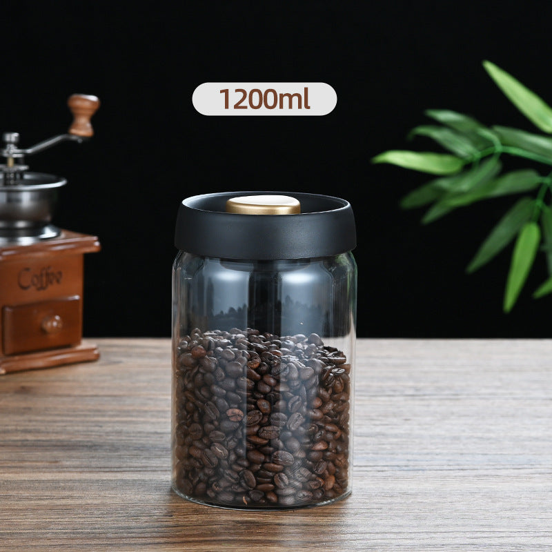 Borosilicate Glass Vacuum Sealed Storage Jar