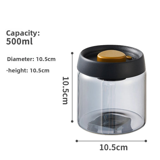 Borosilicate Glass Vacuum Sealed Storage Jar
