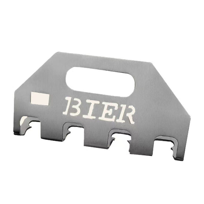 Bottle opener and beer rack dual-purpose tool