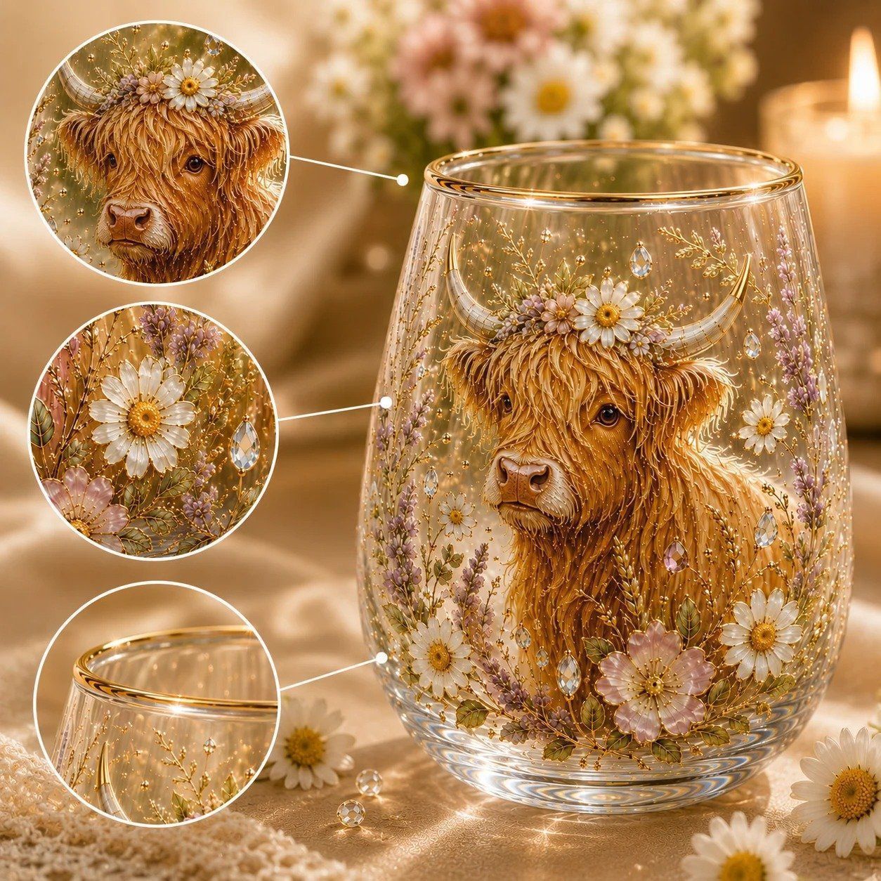 Bouquet Shaped Whiskey Glass