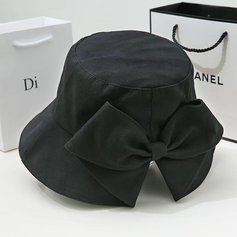 Bow Detail Bucket Hat Sun Protection