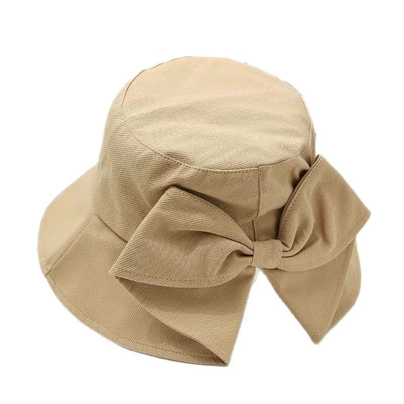 Bow Detail Bucket Hat Sun Protection