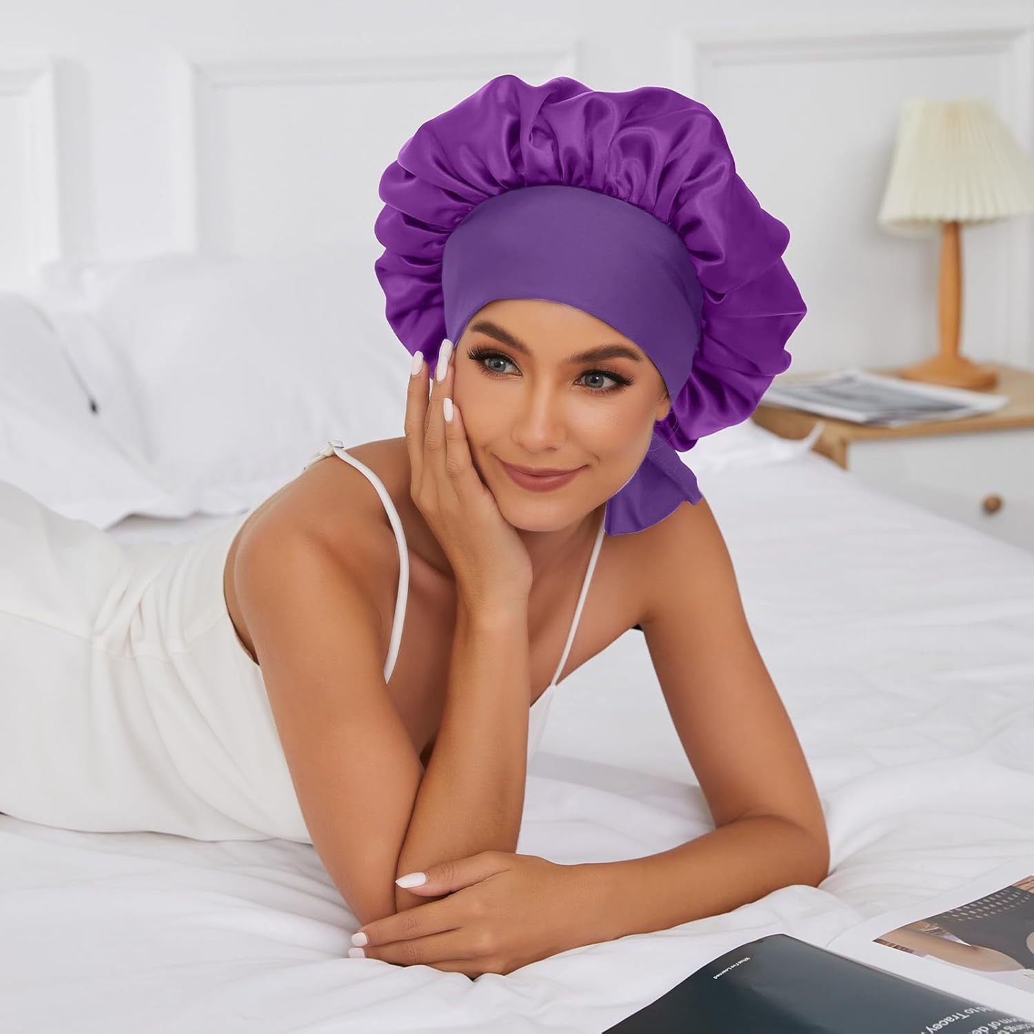 Bow headscarf hat