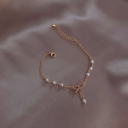 Bow Knot Charm Bracelet for Women