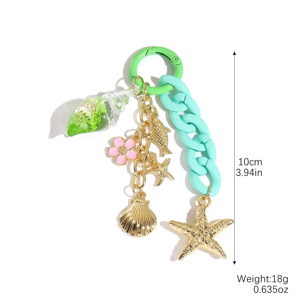 Bow Letter Beaded Keychain Pendant