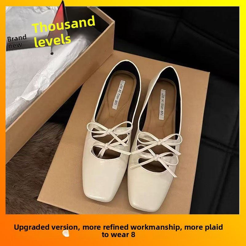 Bow Mary Jane shoes