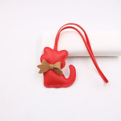 Bow Tie Cat Charm Pendant
