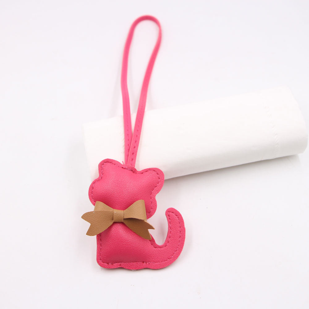 Bow Tie Cat Charm Pendant