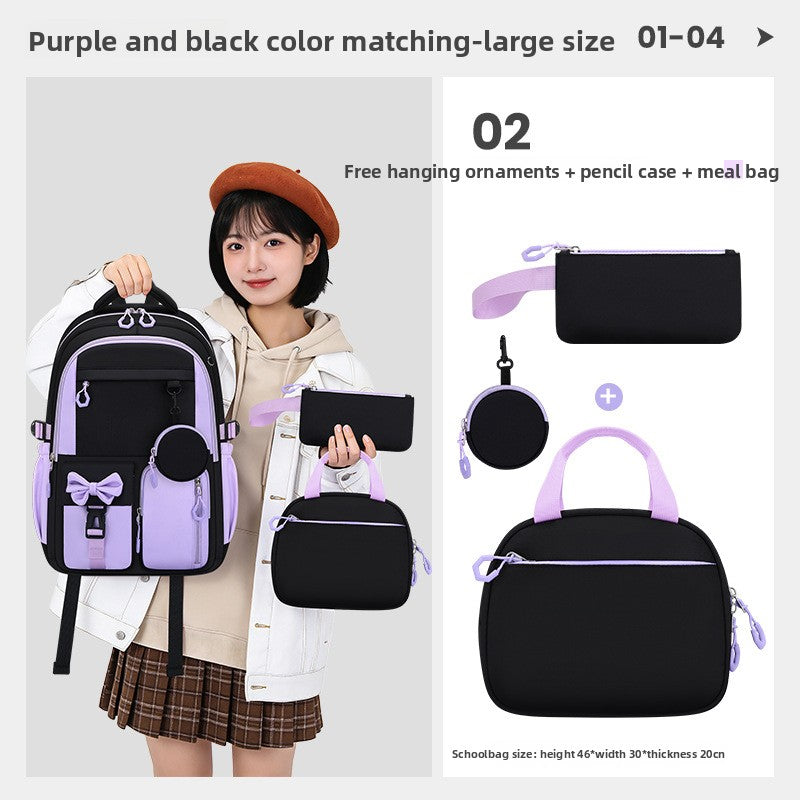 Bow Tie Design School Backpack