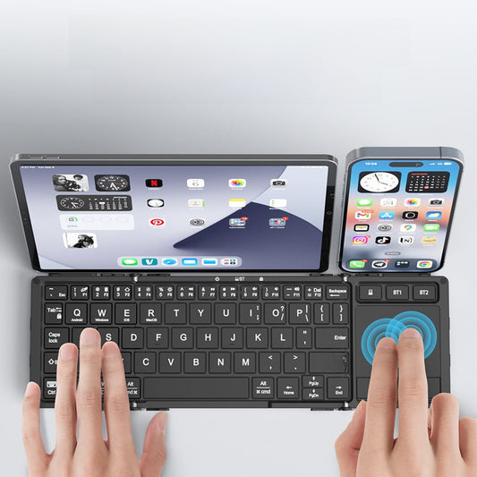 Bow Wireless Bluetooth Folding Keyboard and Mouse Set