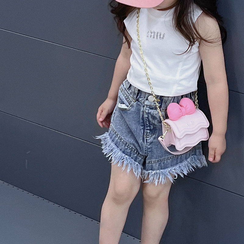 Bowknot Chain Crossbody Bag