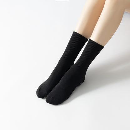 Bowknot Embroidered Non-Slip Yoga Socks