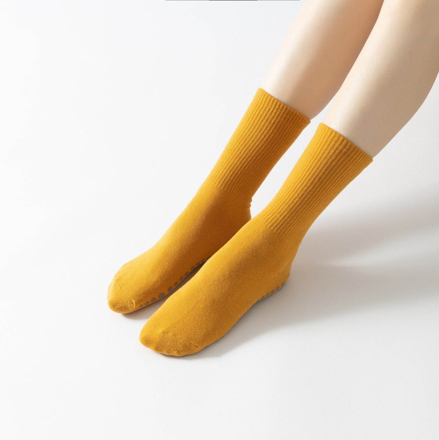 Bowknot Embroidered Non-Slip Yoga Socks