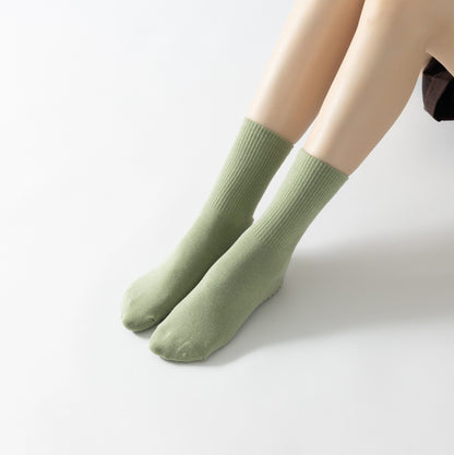 Bowknot Embroidered Non-Slip Yoga Socks