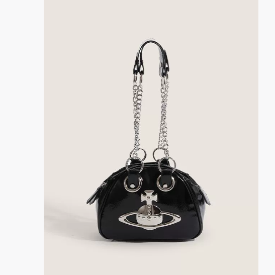 Bowling bag punk single-shoulder underarm bag