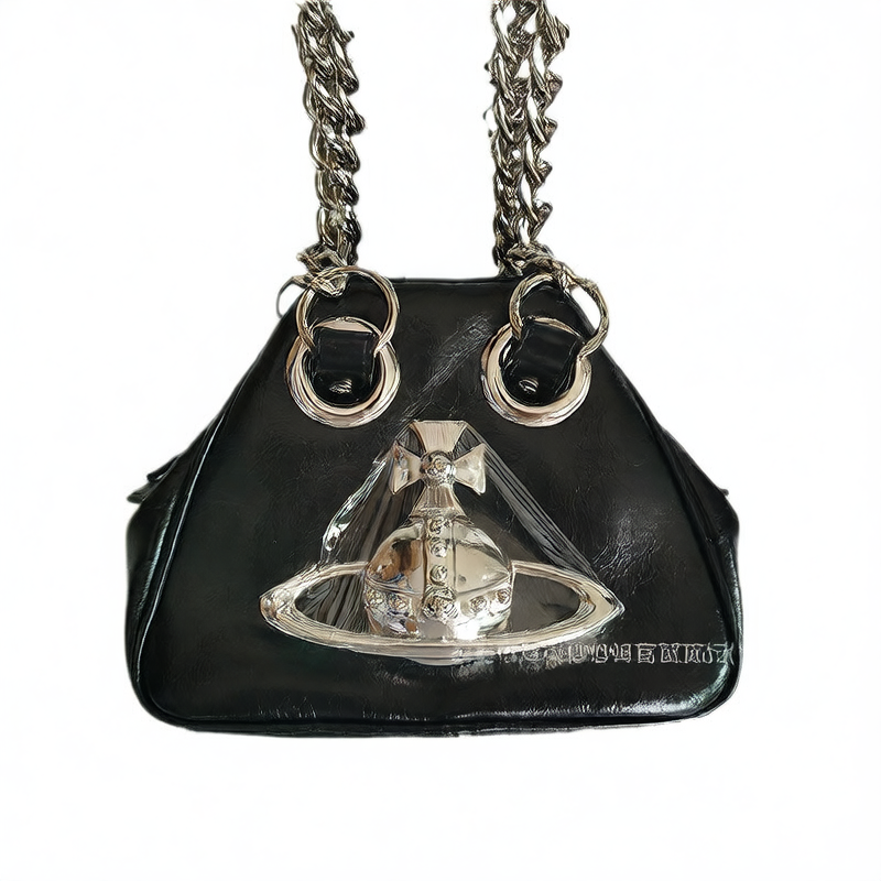 Bowling bag punk single-shoulder underarm bag