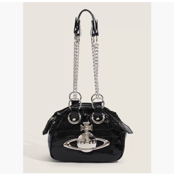 Bowling bag punk single-shoulder underarm bag