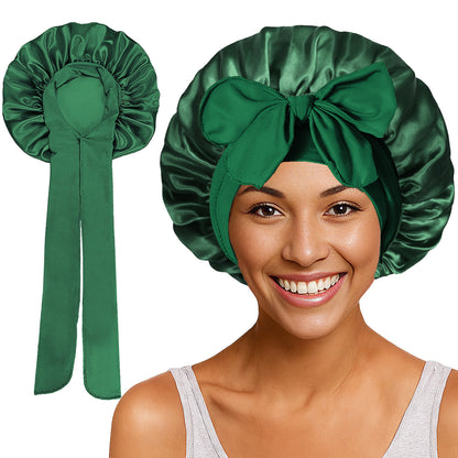 Bows elastic sleep cap