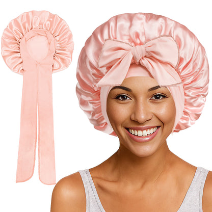 Bows elastic sleep cap
