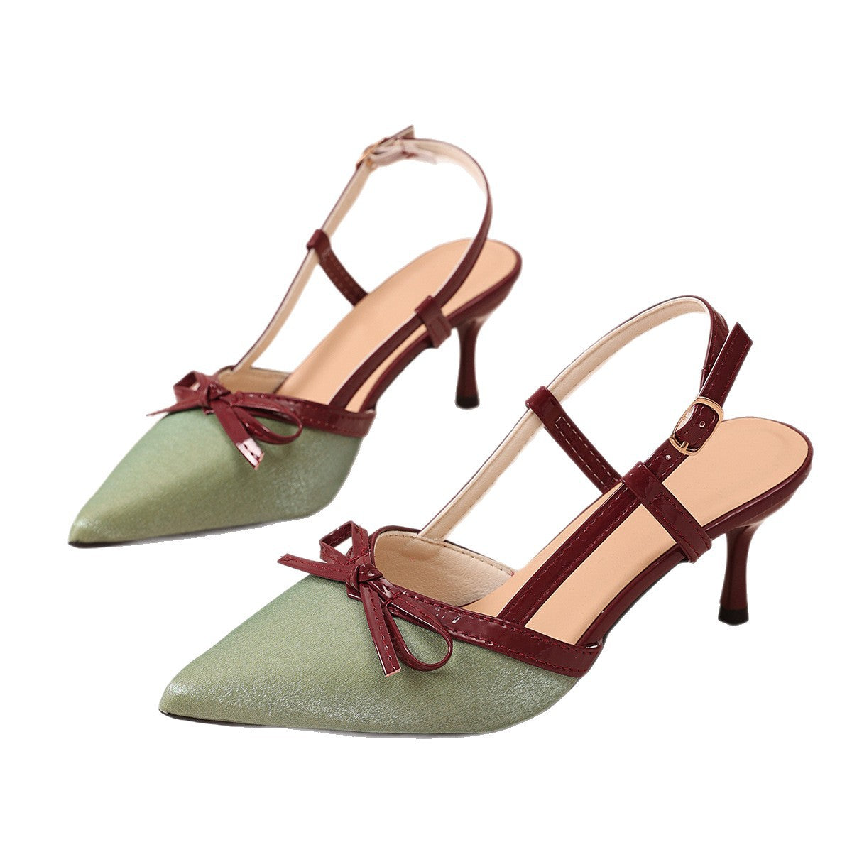 Bows-knotted headband sandals